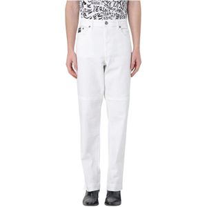 Versace Jeans Couture, Heren, Jeans, Wit, Maat: W30 Katoen,