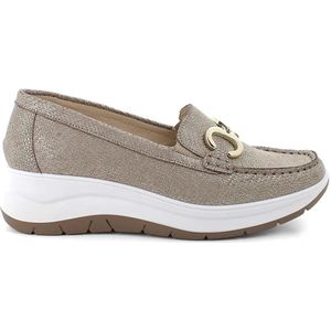 Igi&Co, Dames, Schoenen, Beige, Maat: 37 EU Leer,