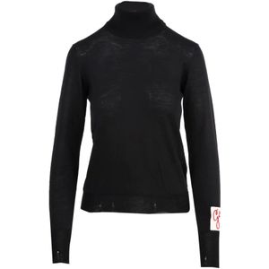 Golden Goose, Dames, Truien, Zwart, Maat: XS Wol,