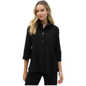 Joseph Ribkoff, Dames, Blouses & Shirts, Zwart, Maat: M Spandex,