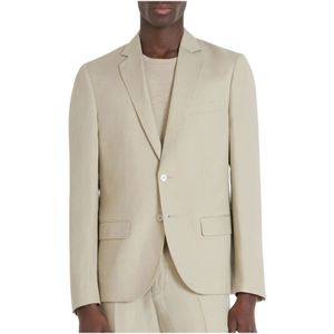Antony Morato, Heren, Jassen, Beige, Maat: 2XL Linnen,