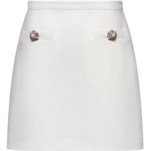 Valentino, Dames, Rokken, Beige, Maat: S Zijde,