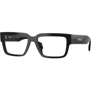 Versace - VE3374U - Optische Monturen - Zwart - Acetaat
