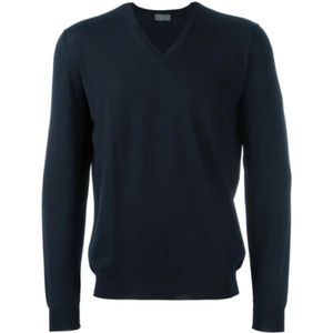 Drumohr, Heren, Truien, Blauw, Maat: 2XL Wol,