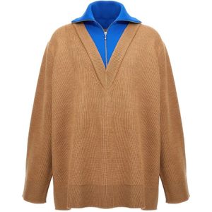 Jil Sander, Heren, Truien, Beige, Maat: S Katoen,