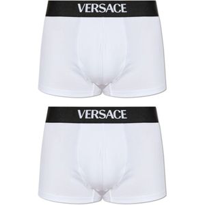 Versace, Heren, Ondergoed, Wit, Maat: S Katoen,
