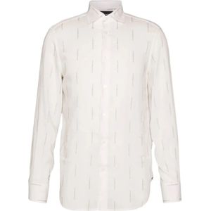 Emporio Armani, Heren, Overhemden, Wit, Maat: L