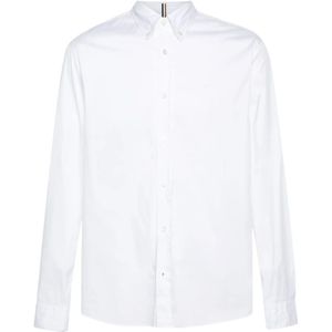 Hugo, Heren, Overhemden, Wit, Maat: XL Katoen,