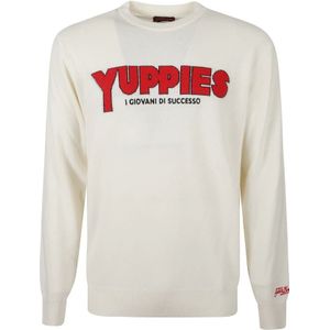 MC2 Saint Barth, Heren, Truien, Wit, Maat: M