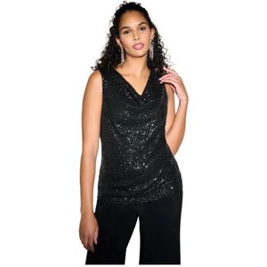 Joseph Ribkoff, Dames, Tops, Zwart, Maat: M