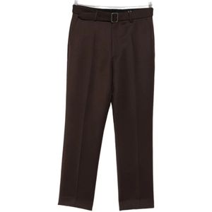 MM6 Maison Margiela, Heren, Broeken, Rood, Maat: S Wol,