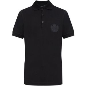Dolce & Gabbana, Heren, Tops, Zwart, Maat: M Katoen,