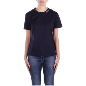 Dondup, Dames, Tops, Blauw, Maat: M Katoen,