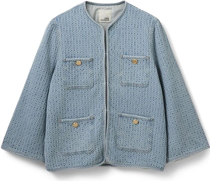 Sofie Schnoor - Alajasw Jacket - Lichtblauw - Dames Tussenjas