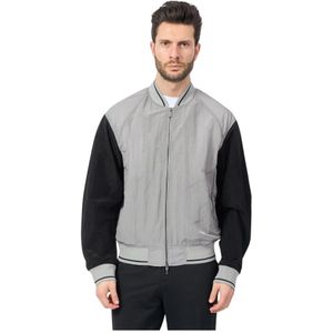 Armani Exchange, Heren, Jassen, Grijs, Maat: M Polyamide,