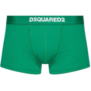 Dsquared2 Boxershorts met logo , Green , Heren , Maat: XL