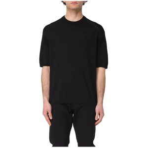 Emporio Armani, Heren, Tops, Zwart, Maat: M