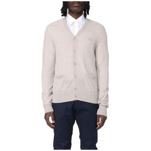 Dsquared2, Heren, Truien, Beige, Maat: L Wol,