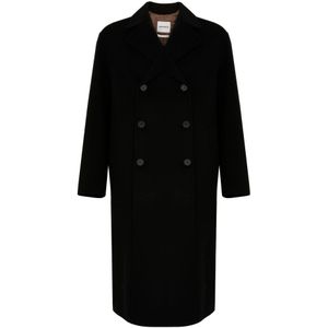 Amaránto, Heren, Mantels, Zwart, Maat: M Wol,