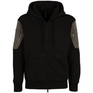Neil Barrett, Heren, Sweatshirts & Hoodies, Zwart, Maat: M Katoen,