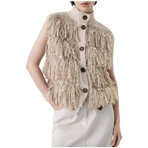 Brunello Cucinelli, Dames, Jassen, Wit, Maat: XS