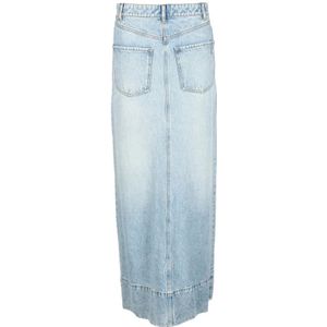 Sportmax, Dames, Rokken, Blauw, Maat: 2XS Denim,