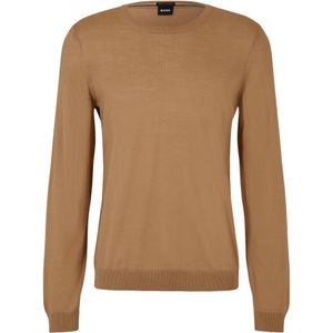Boss, Heren, Truien, Beige, Maat: XL Wol,