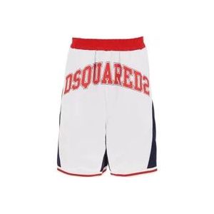 Dsquared2 Casual Shorts , White , Heren , Maat: 2XL