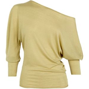 Cortana, Dames, Blouses & Shirts, Groen, Maat: S Katoen,