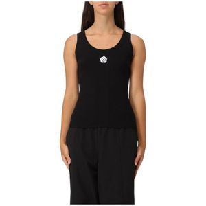 Kenzo, Dames, Tops, Zwart, Maat: S