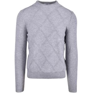 Malo, Heren, Truien, Grijs, Maat: M Wol,