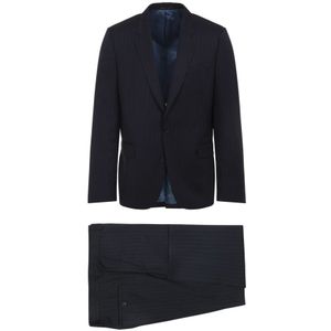 Paul Smith, Heren, Pakken, Blauw, Maat: L Wol,
