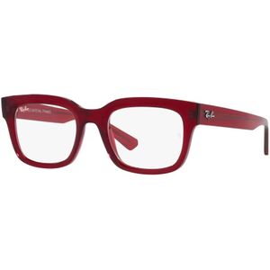 Ray-Ban - RX7217 - Optische Monturen - Rood Transparant