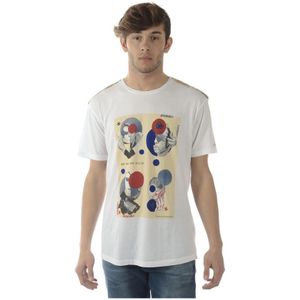 Daniele Alessandrini, Heren, Tops, Wit, Maat: 2XL Katoen,