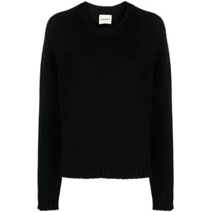 Khaite, Dames, Truien, Zwart, Maat: S Kasjmier,