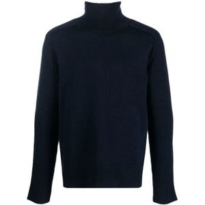 Jil Sander, Heren, Truien, Blauw, Maat: S Wol,