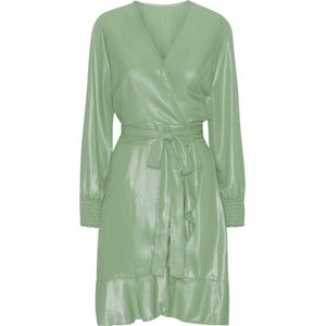 Americandreams, Dames, Jurken, Groen, Maat: XS Poliester,