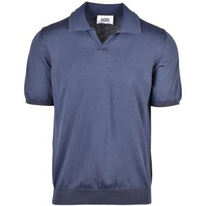 Alpha Studio, Heren, Tops, Blauw, Maat: 2XL Katoen,
