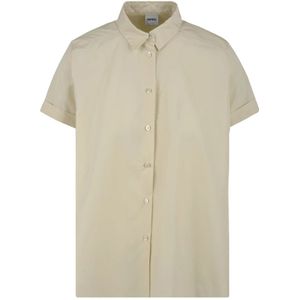 Aspesi, Dames, Blouses & Shirts, Beige, Maat: XS