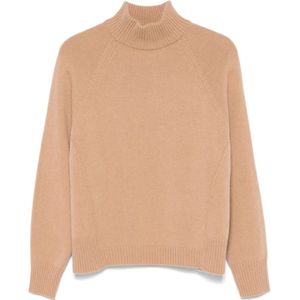 Peserico, Dames, Truien, Beige, Maat: L Wol,