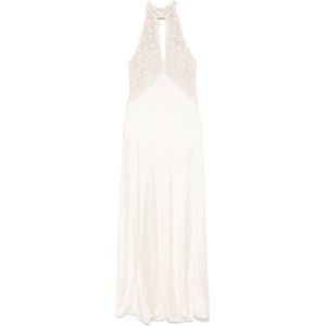 Twinset, Dames, Jurken, Wit, Maat: XS Viscose,