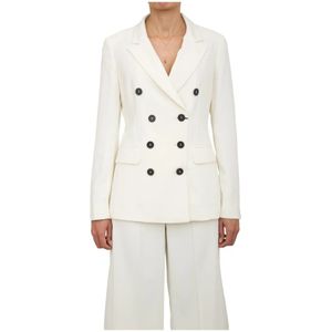 Marella, Dames, Jassen, Wit, Maat: L Poliester,