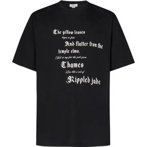 Alexander McQueen, Heren, Tops, Zwart, Maat: S Katoen,