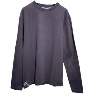 Róhe, Heren, Tops, Blauw, Maat: M Katoen,