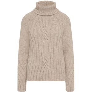 Kiton, Dames, Truien, Beige, Maat: M