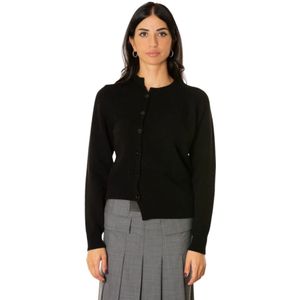 Semicouture, Dames, Truien, Zwart, Maat: S Wol,