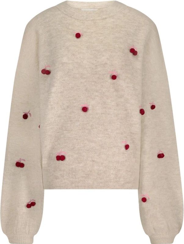 Fabienne Chapot, Dames, Truien, Beige, Maat: S Wol,