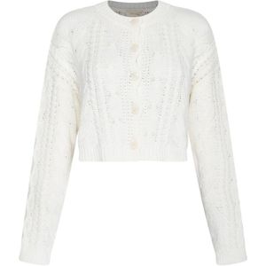 Twinset, Dames, Truien, Wit, Maat: L Viscose,