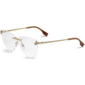 Fendi, Dames, Accessoires, Geel, Maat: 59 MM