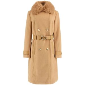 Guess, Dames, Mantels, Beige, Maat: M Wol,